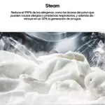 Lavarropas Automatico Inverter CF 6,5Kg 1200Rpm WM65MVFS6 Negro LG 