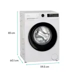 Lavarropas Inverter CF 9Kg GD 49B8-12 1400Rpm Blanco CANDY 