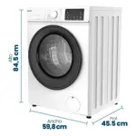 Lavarropas Carga Frontal Philco Inverter 6 Kg Blanco PHLF67BN