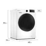 Lavarropas Carga Frontal Electrolux 8,5kg Blanco Inverter ELAF208W