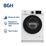 Lavarropas Bgh Inverter Carga Frontal 6kg Bwfe06w24ar