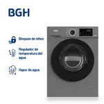 Lavarropas Bgh Inverter Carga Frontal 6kg Bwfe06s24ar