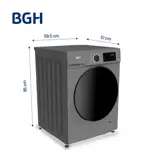Lavarropas Bgh Inverter Carga Frontal 8kg Bwfe08s24ar