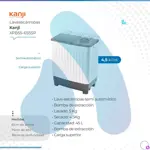 Lavasecarropas Kanji 5kg Semiautomatico Carga Superior XPB55-655SP
