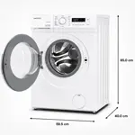 Lavarropas SmartLife 6,5 kg Inverter Blanco Carga Frontal 1200RPM (SL-WM2610651200W)