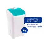 LAVARROPAS COLUMBIA SEMIAUTOMATICO  LSC 7001- 7KG CON DESAGOTE