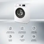 Lavarropas Carga Frontal Hisense WFMB6510WU 6,5Kg 1000RPM