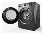 Lavarropas Whirlpool Wnq90as Frontal 9kg Inverter Titanium Color Gris Oscuro