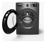 Lavarropas Whirlpool Wnq90as Frontal 9kg Inverter Titanium Color Gris Oscuro