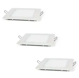 Combo X3 Panel Led De Embutir 6W No...