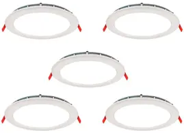 Combo X5 Plafón Led De Embutir...