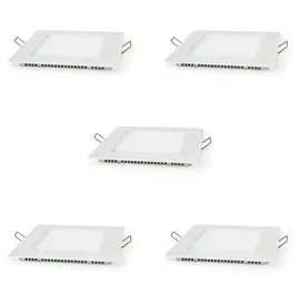 Combo X5 Panel Led De Embutir 6W No...