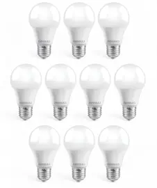 Kit X10 Lampara Led 9W Bulbo A...