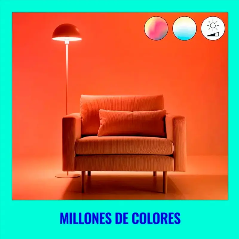 Wiz Lampara Led Vela Inteligente Wifi Rgb E14 Color X6 Un
