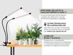 Luz Led Cultivo Indoor Gadnic GROW3 Espectro Completo Rojo y Blanco