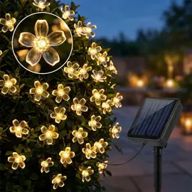 Guirnalda Luces Led  Flor Cerezo So...