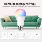 Bombilla Led Inteligente Dekkin Wifi + Bt Smart Celular Rgb
