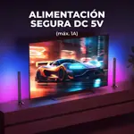 Luz Rgb Para Ambientación 32cm X 2 Torres Con Control Remoto 