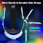 Correa para la cabeza con batería de 12000 mAh para Meta/Oculus Quest 3