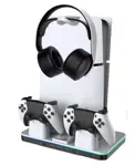 BASE + CARGADOR + COOLER para PS5 DualSense