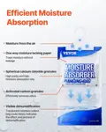 Absorbedor de humedad colgante VEVOR, 275 ml, deshumidificador colgante para armario