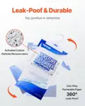 Absorbedor de humedad colgante VEVOR, 275 ml, deshumidificador colgante para armario