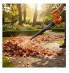 Sopladora Electrica Hojas Y Pasto Lusqtoff Spl2000-7 660m3/h Naranja