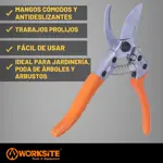 Tijera De Podar Manual Worksite Wt6002b Jardín 8 200mm