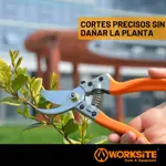 Tijera De Podar Manual Worksite Wt6002b Jardín 8 200mm