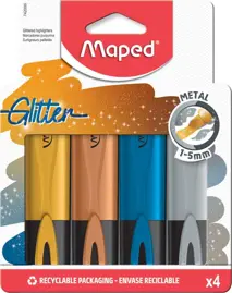 Marcador Classic Metal Colores X4