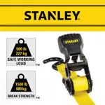 Correas de amarre con trinquete Stanley S1000 de 1 m x 3 m, paquete de 8