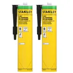 Sellador de silicona STANLEY S 421 multiusos, 300 ml, transparente, paquete de 2