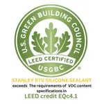 Sellador de silicona STANLEY S 421 multiusos, 300 ml, transparente, paquete de 2