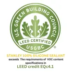 Sellador de silicona STANLEY para cocina y baño, 300 ml, 100% impermeable