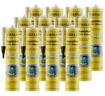 Silicona para acuarios STANLEY, impermeable, 300 ml, transparente, paquete de 12