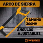 Arco De Sierra Manual Herramienta 300mm Worksite Profesional