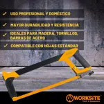 Arco De Sierra Manual Herramienta 300mm Worksite Profesional