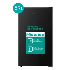 Heladera Bajo Mesada 93Lts  Negro R...