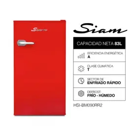 Heladera  Bajo Mesada 83 Lts Roja H...