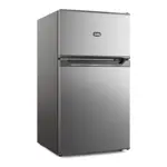 Mini Heladera Duplex Gafa 85L Frost Top Freezer Plata HGMDP1P