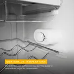 Heladera Bajo Mesada Whirlpool Inox 121 / 116 L