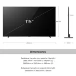 Smart Tv QD-MINI 115 Pulgadas 4K Ultra HD  TCL X955 MAX
