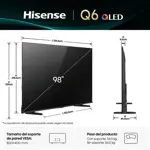 Smart TV 98" Hisense QLED Google TV 98Q6QG