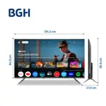 Smart TV BGH 60" QLED 4K Google TV B6026US7G