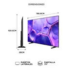 SMART TV 75” SAMSUNG 4K UN75U8000FGCZB 4K HDR