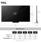 Televisor Tcl 75  A400u Qd-mini Led 4k Google Tv