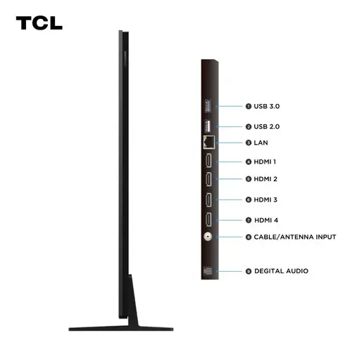 Televisor Tcl 75 A400u Qd mini Led 4k Google Tv