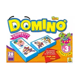 Domino Animales Juego Fichas Plasti...