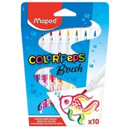 Marcadores Colorpeps Brush X10...