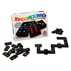 Domino Multicolor  28 Fichas Plasti...